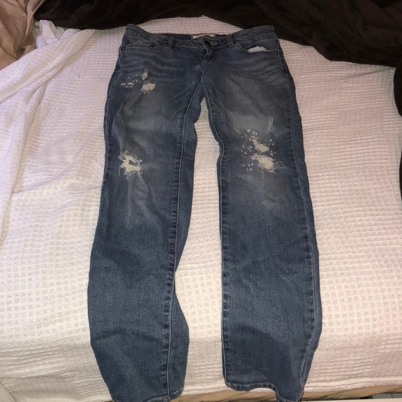 pacsun ripped light wash jeans - Picture 2 of 5